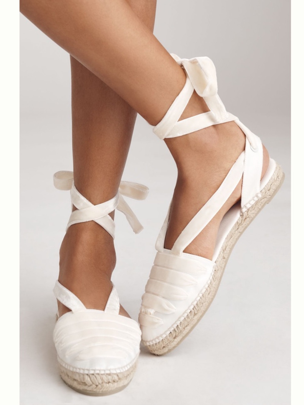 Nwt castaner kimita tie around espadrilles